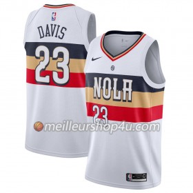 Maillot Basket Homme New Orleans Pelicans Anthony Davis 23 2018-19 Nike Blanc Swingman
